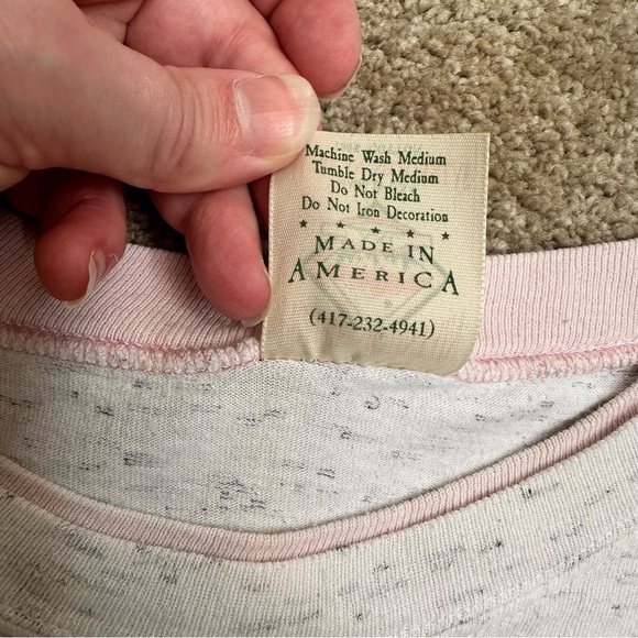 Vintage 90s Yellowstone T-Shirt Dress Sleep Pajama XXL Pink Gray Outdoor Graphic - Picture 6 of 10